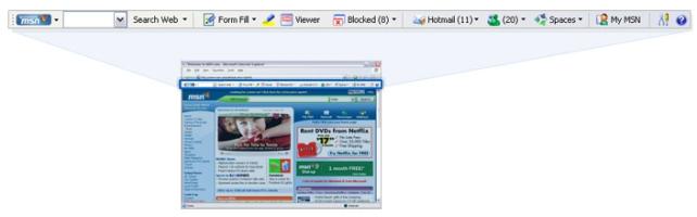 Toolbar location